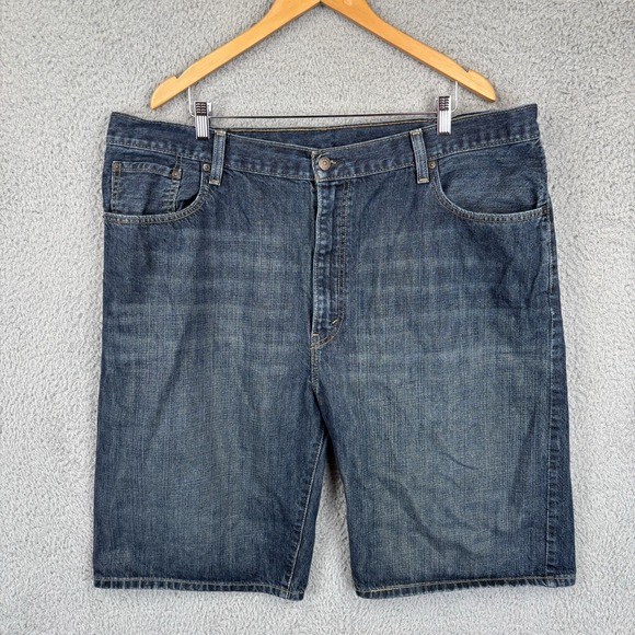 Levi's Other - Vintage Y2K Levis 569 Shorts Men 42 Loose Fit Baggy Skate Jorts Dark Wash Denim